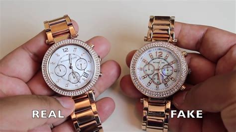 mk watches original vs fake|real mk watch.